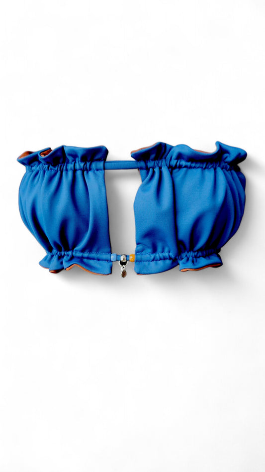 Navy & Mocha Mousse Bikini Layna Top