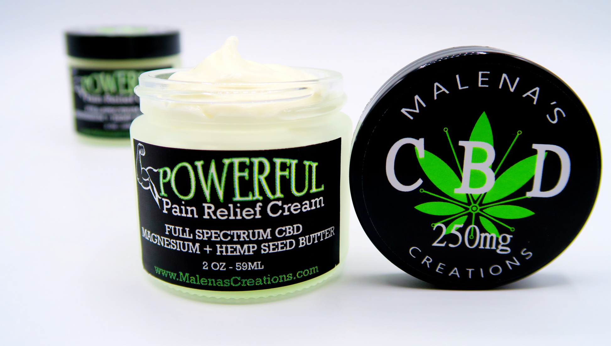 Handmade CBD and magnesium pain relief cream