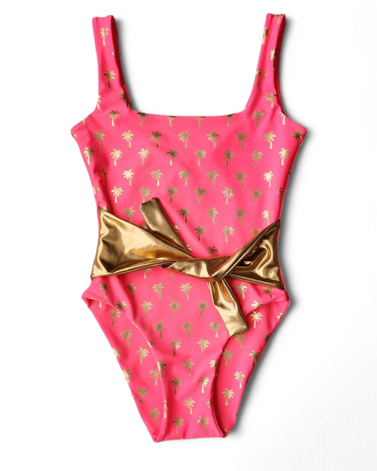 Palm Beach One-Piece Full Coverage Swimsuit