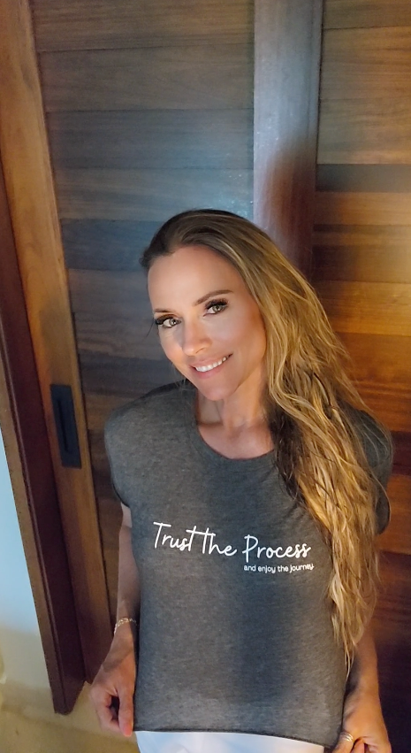 Trust The Process Crop T-Shirt – Motivational Graphic Tee - Get Fit Addicted
