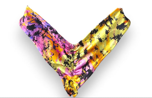 Multi Color Foil Cheeky Bikini Bottoms