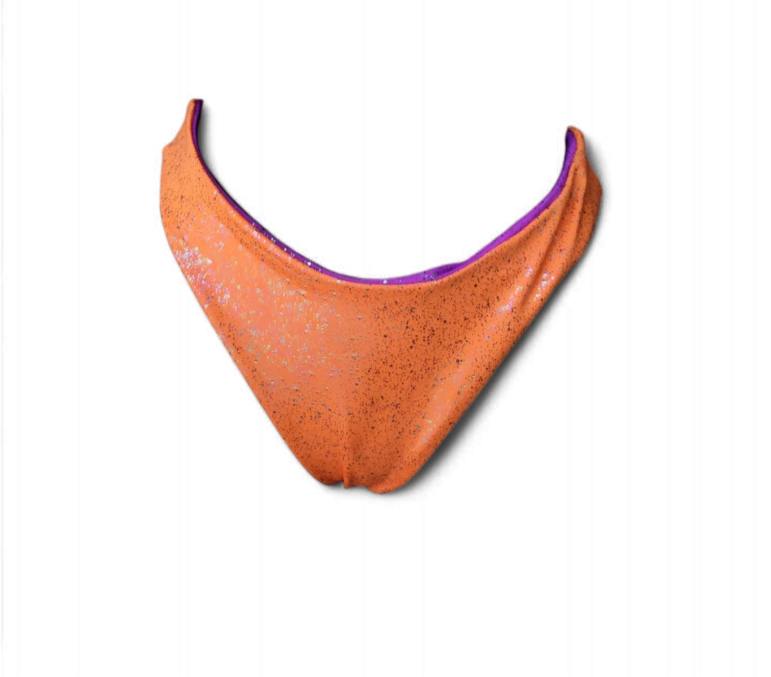 Sunkissed Reversible Bikini Triangle Top & Cheeky Bottoms Set