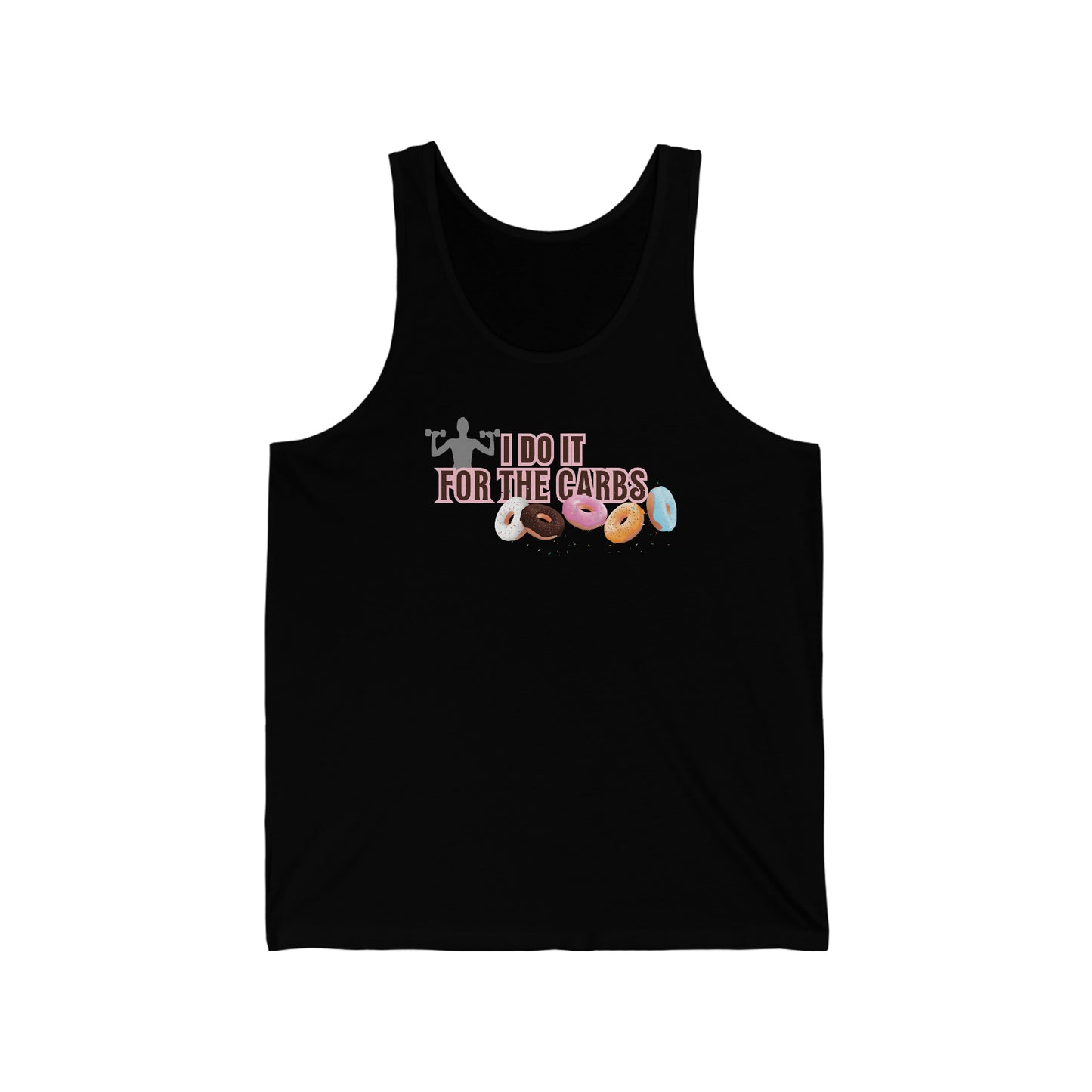 I Do It For The Carbs Unisex Jersey Tank