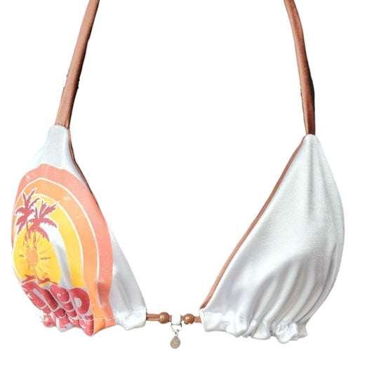 Tanned & Tipsy Reversible Reversible Bikini Triangle Top