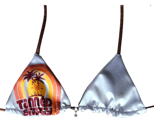 Tanned & Tipsy Reversible Reversible Bikini Triangle Top