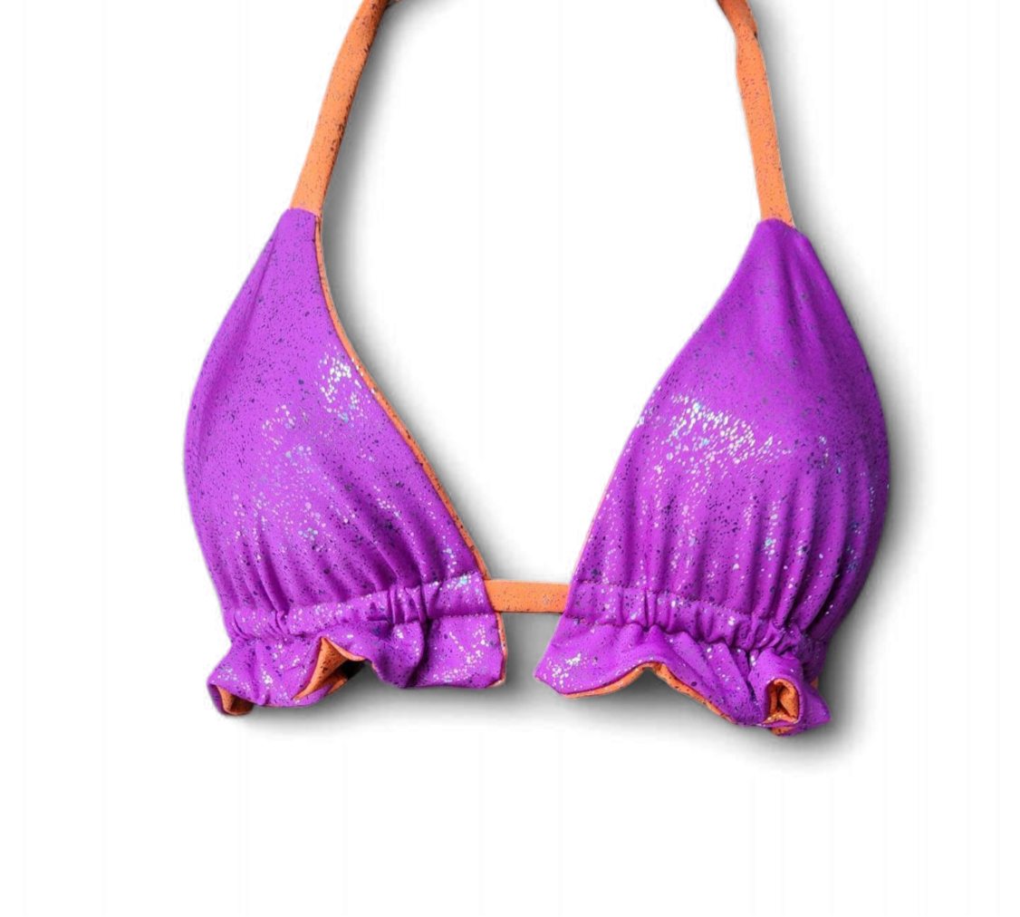Sunkissed Reversible Bikini Triangle Top & V-String Extreme Bikini Bottoms Set
